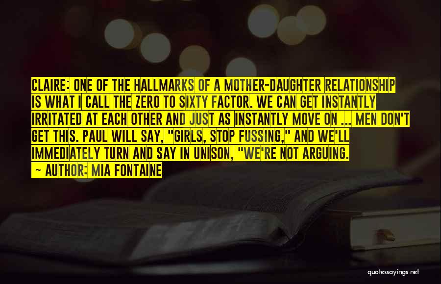 Stop Fussing Quotes By Mia Fontaine