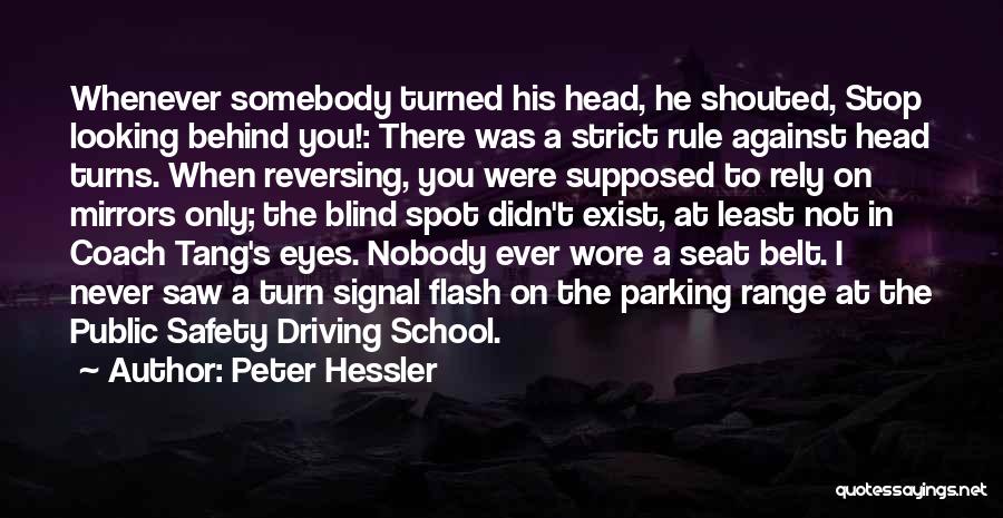 Stop Looking Behind You Quotes By Peter Hessler