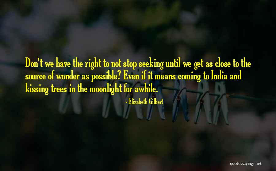 Stop Seeking Quotes By Elizabeth Gilbert Stop Seeking Quotes By Elizabeth Gilbert