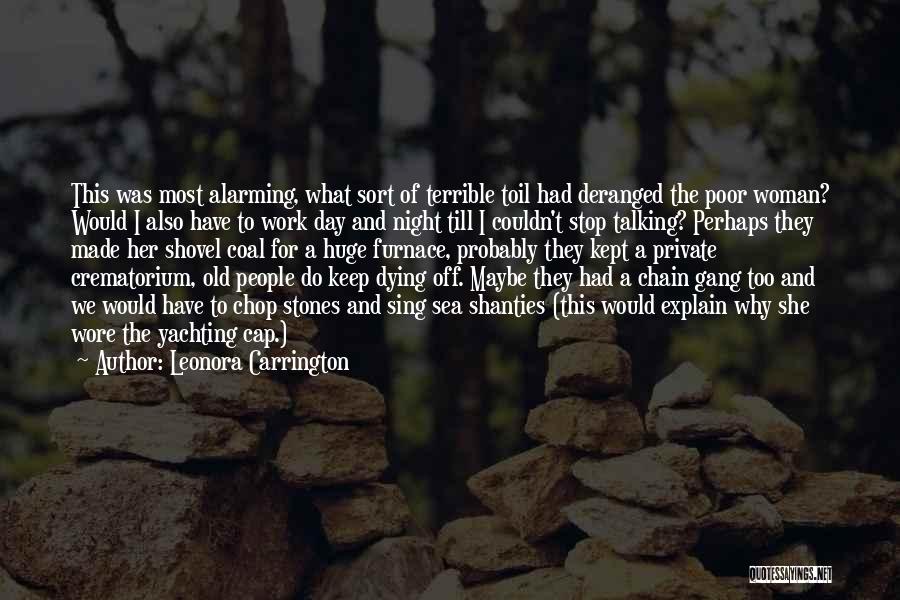 Stop Talking To Her Quotes By Leonora Carrington