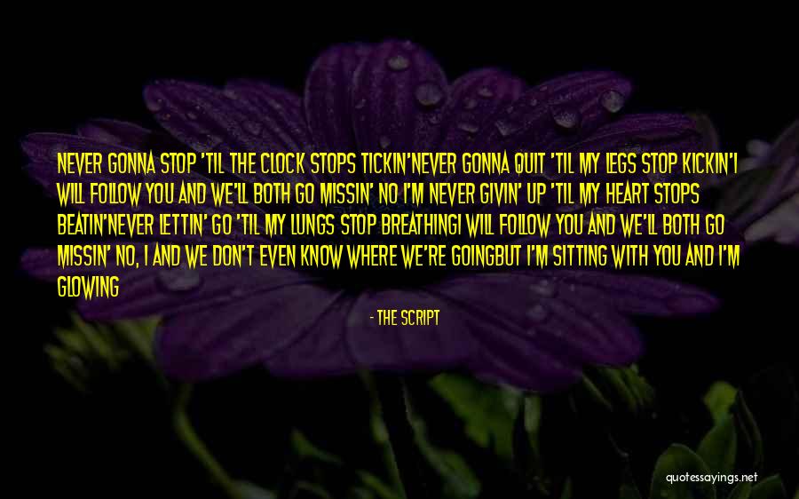 Stop The Clock Quotes By The Script Stop The Clock Quotes By The Script