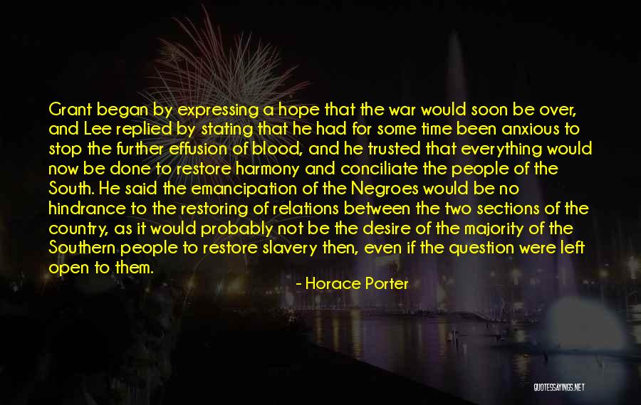 Stop The War Quotes By Horace Porter Stop The War Quotes By Horace Porter