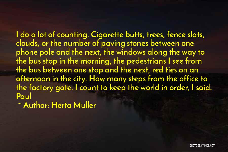 Stop The World Quotes By Herta Muller