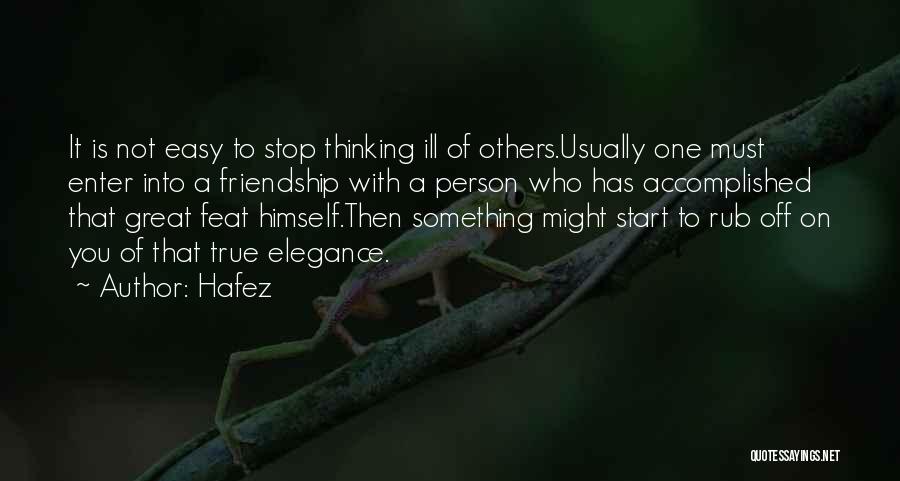 Stop Thinking And Start Doing Quotes By Hafez