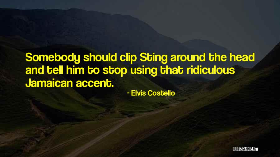 Stop Using Quotes By Elvis Costello Stop Using Quotes By Elvis Costello