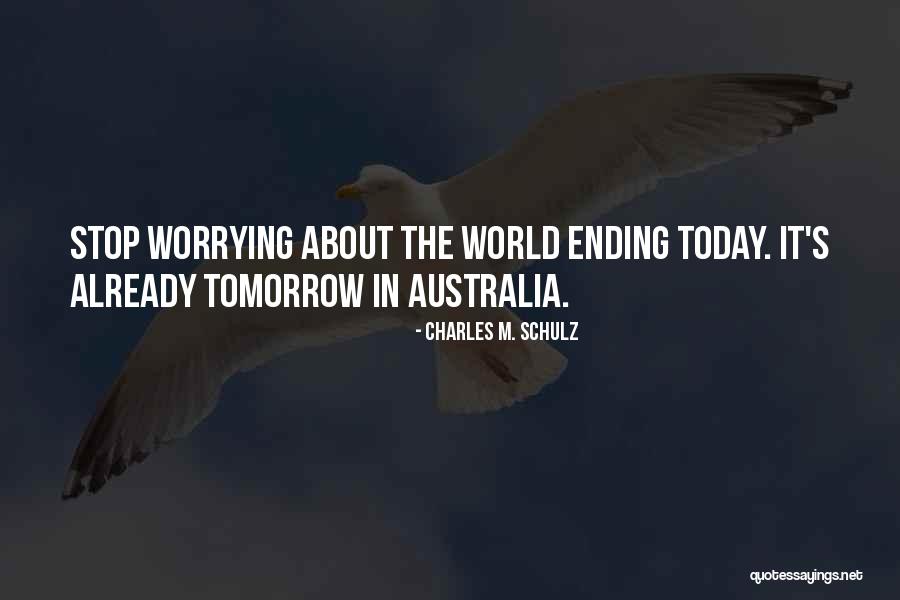 Stop Worrying About Me Quotes By Charles M. Schulz Stop Worrying About Me Quotes By Charles M. Schulz