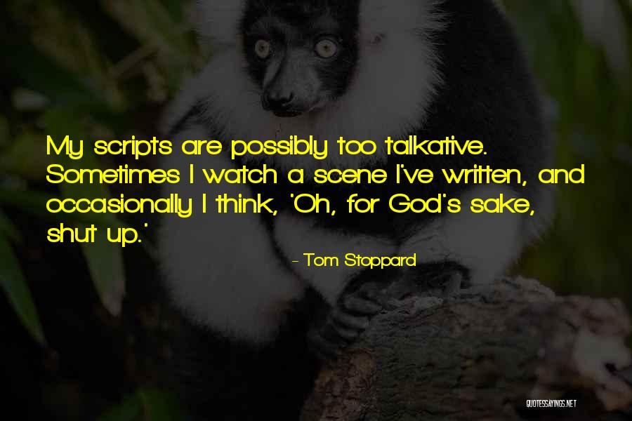 Stoppard Tom Quotes By Tom Stoppard Stoppard Tom Quotes By Tom Stoppard