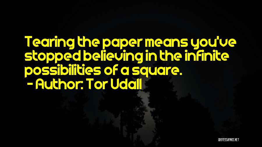 Stopped Believing Quotes By Tor Udall