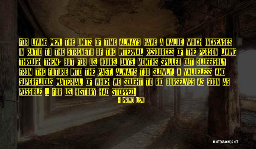 Stopped Living Quotes By Primo Levi