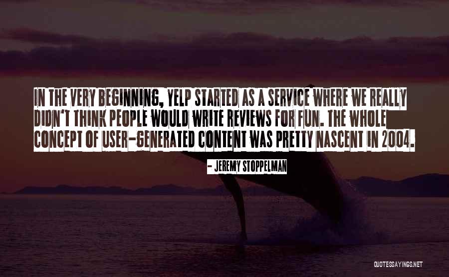 Stoppelman Quotes By Jeremy Stoppelman Stoppelman Quotes By Jeremy Stoppelman