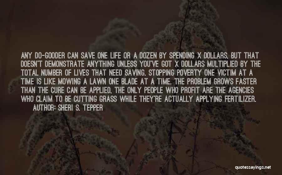 Stopping Cutting Yourself Quotes By Sheri S. Tepper