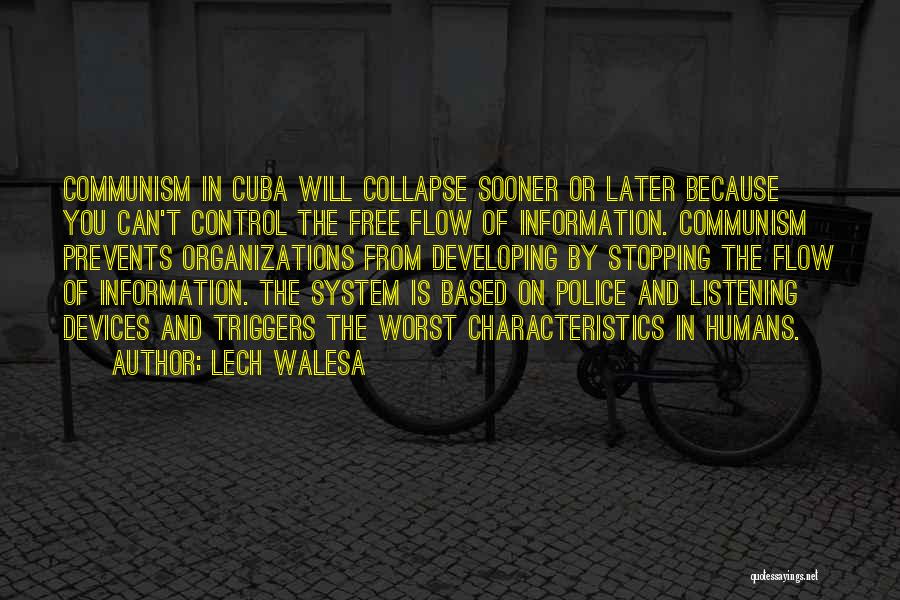 Stopping Quotes By Lech Walesa