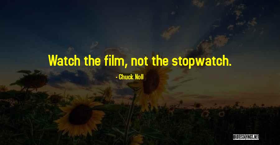 Stopwatch Quotes By Chuck Noll