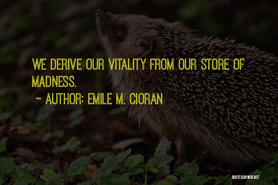 Store Quotes By Emile M. Cioran