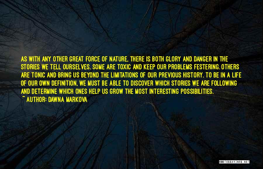 Stories And History Quotes By Dawna Markova