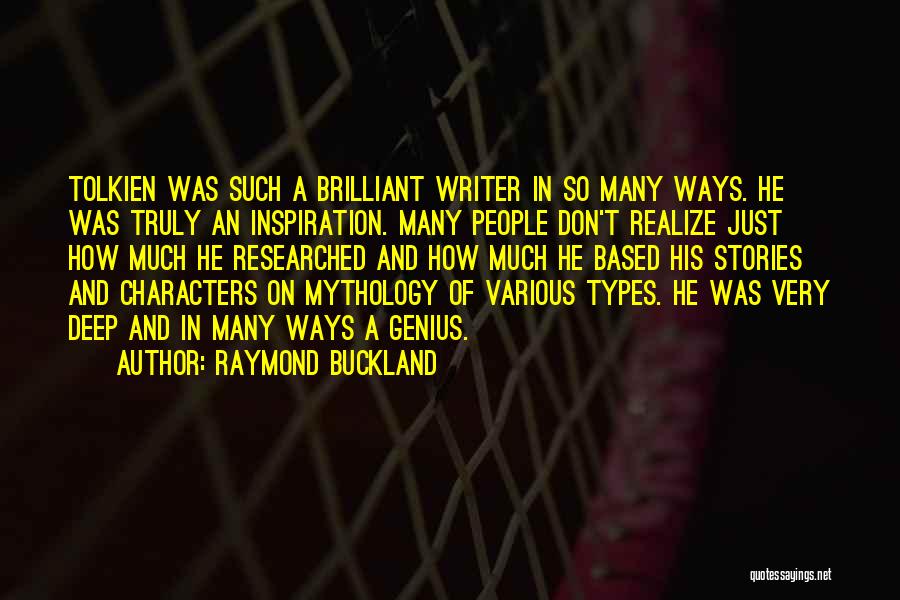 Stories Based On Quotes By Raymond Buckland