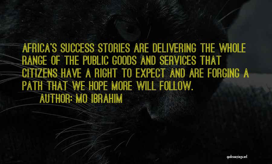 Stories Of Success Quotes By Mo Ibrahim