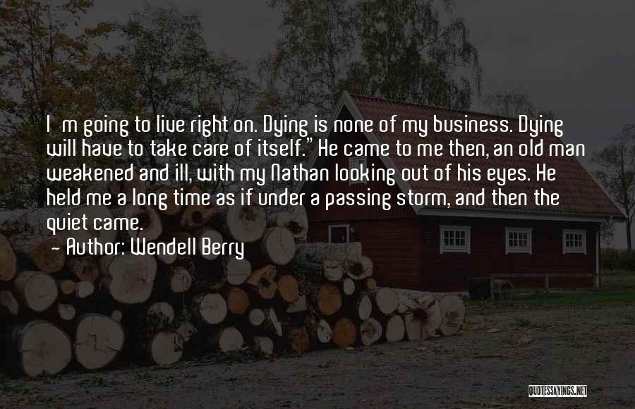 Storm Passing Quotes By Wendell Berry