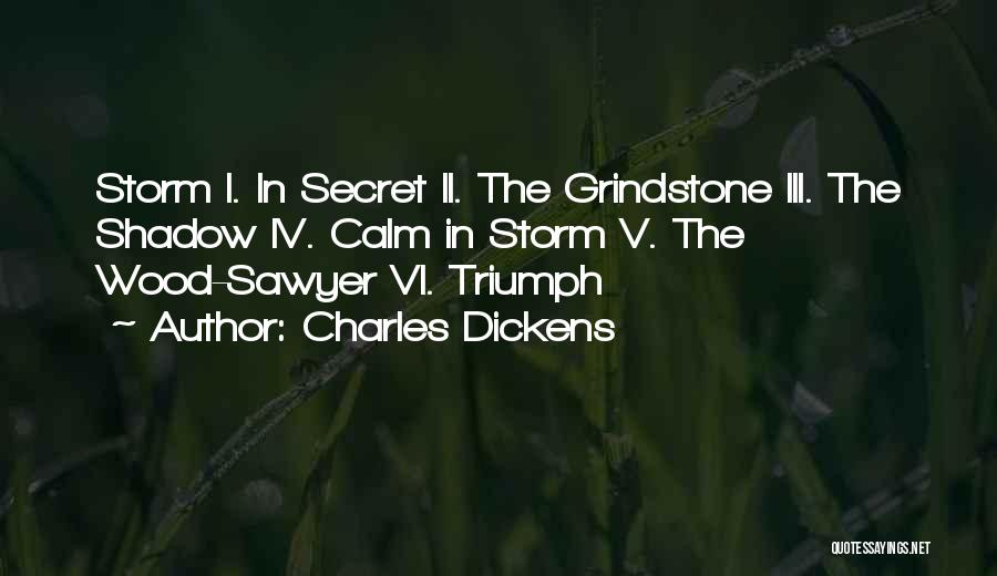 Storm Shadow Quotes By Charles Dickens