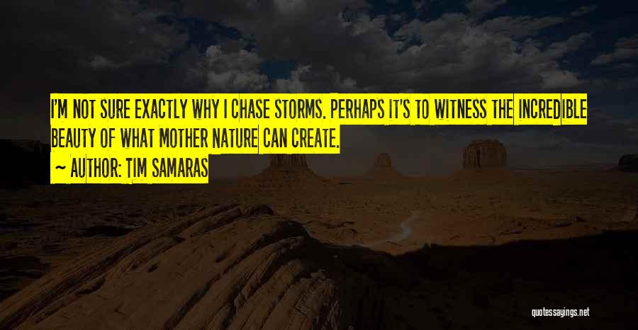 Storms And Beauty Quotes By Tim Samaras
