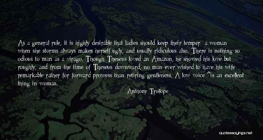 Storms And Love Quotes By Anthony Trollope