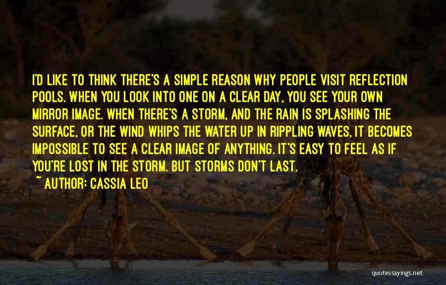 Storms And Rain Quotes By Cassia Leo