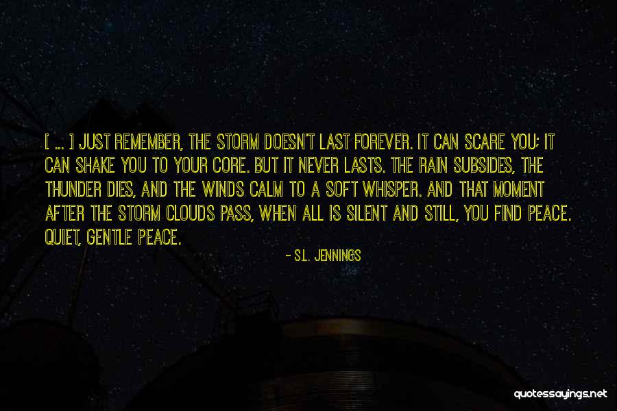 Storms And Rain Quotes By S.L. Jennings Storms And Rain Quotes By S.L. Jennings
