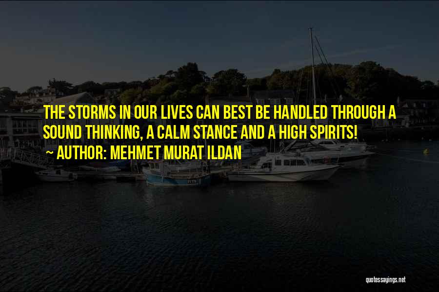 Storms In Our Lives Quotes By Mehmet Murat Ildan