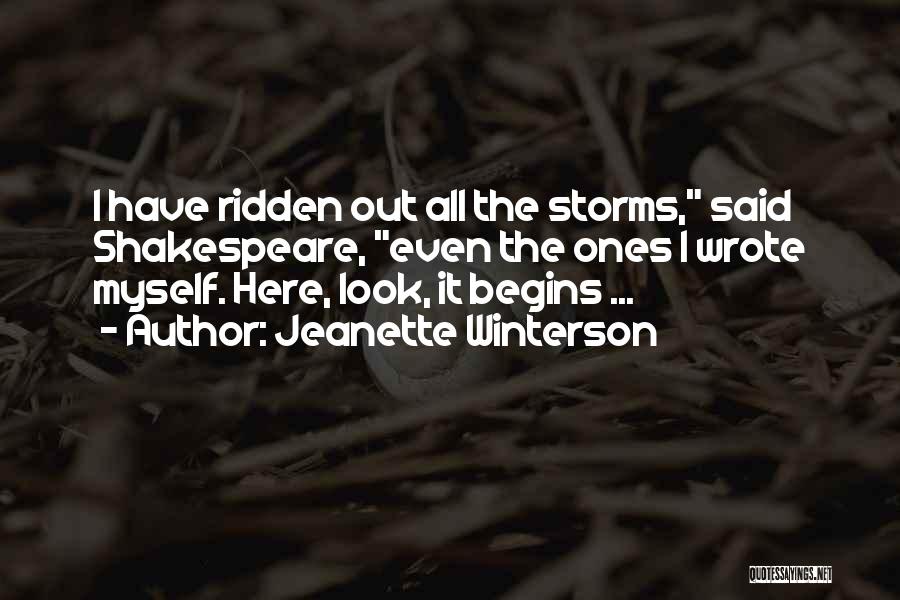 Storms Shakespeare Quotes By Jeanette Winterson