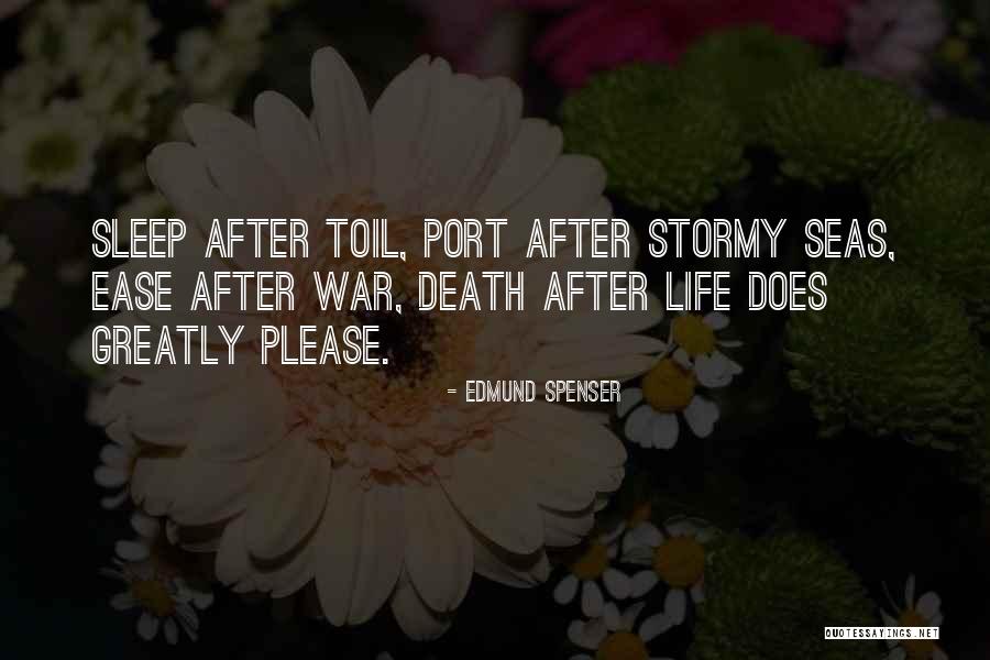 Stormy Life Quotes By Edmund Spenser Stormy Life Quotes By Edmund Spenser