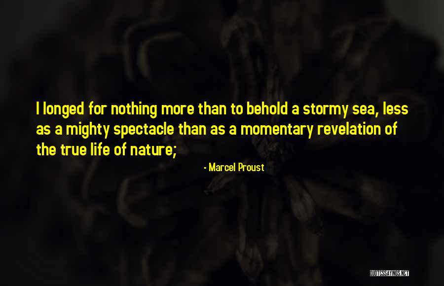 Stormy Life Quotes By Marcel Proust