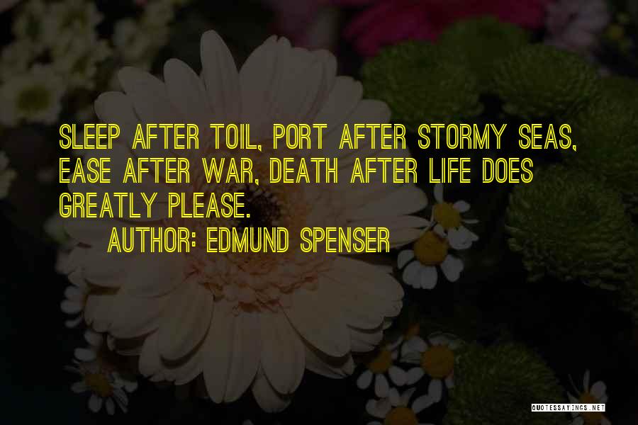 Stormy Seas Quotes By Edmund Spenser