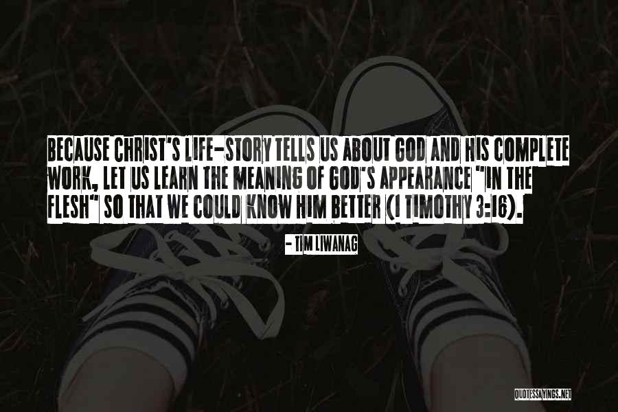 Story About Jesus Quotes By Tim Liwanag Story About Jesus Quotes By Tim Liwanag