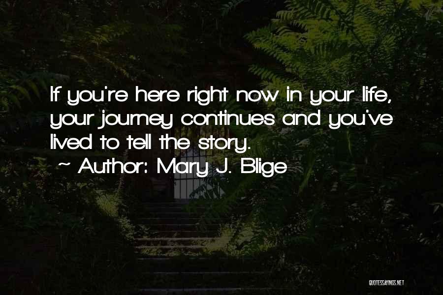 Story Continues Quotes By Mary J. Blige