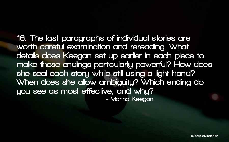 Story Ending Quotes By Marina Keegan Story Ending Quotes By Marina Keegan