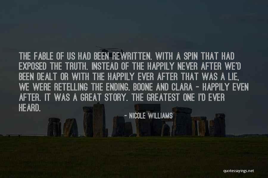 Story Ending Quotes By Nicole Williams Story Ending Quotes By Nicole Williams