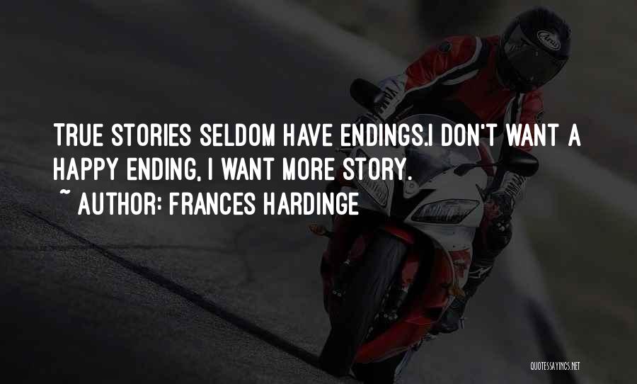 Story Endings Quotes By Frances Hardinge