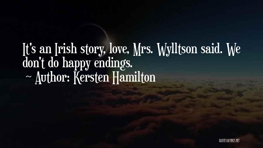 Story Endings Quotes By Kersten Hamilton