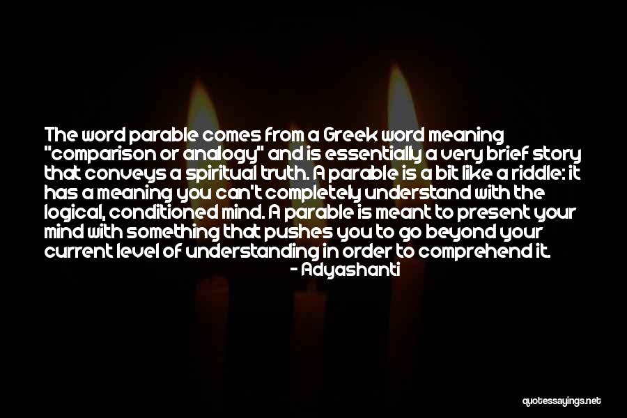 Story Level Quotes By Adyashanti Story Level Quotes By Adyashanti