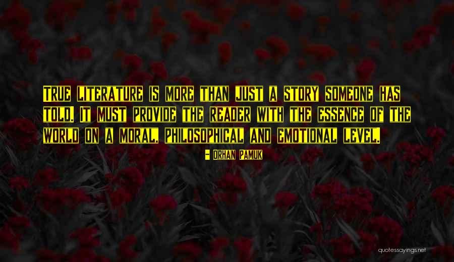 Story Level Quotes By Orhan Pamuk Story Level Quotes By Orhan Pamuk