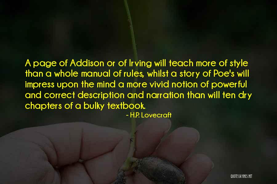 Story Narration Quotes By H.P. Lovecraft Story Narration Quotes By H.P. Lovecraft