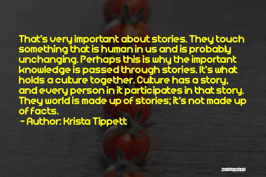 Story Of Us Quotes By Krista Tippett