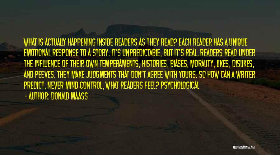 Story Writer Quotes By Donald Maass