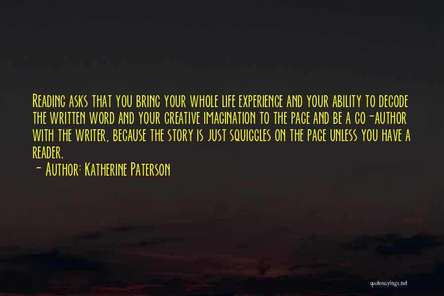 Story Writer Quotes By Katherine Paterson