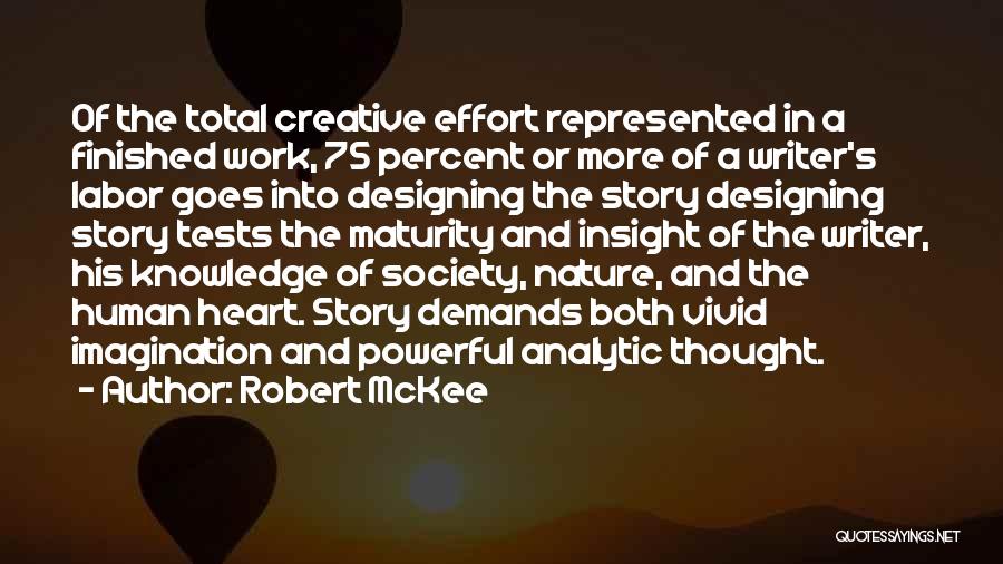 Story Writer Quotes By Robert McKee