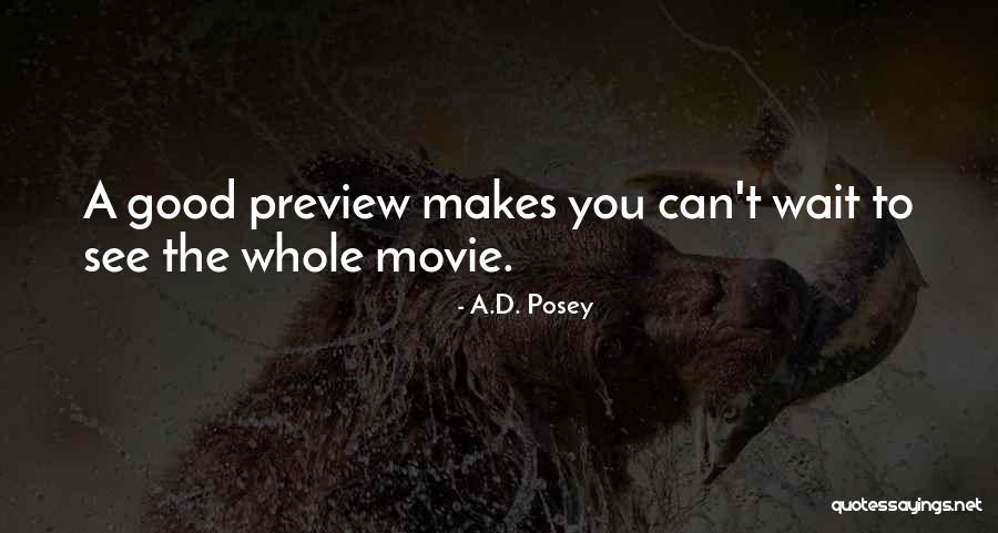 Storytelling Movie Quotes By A.D. Posey