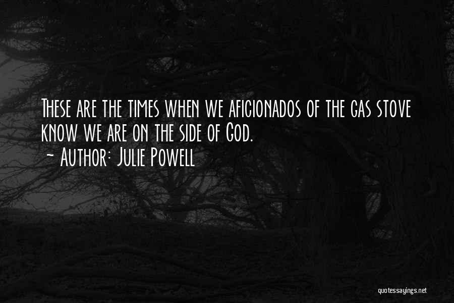 Stove Quotes By Julie Powell