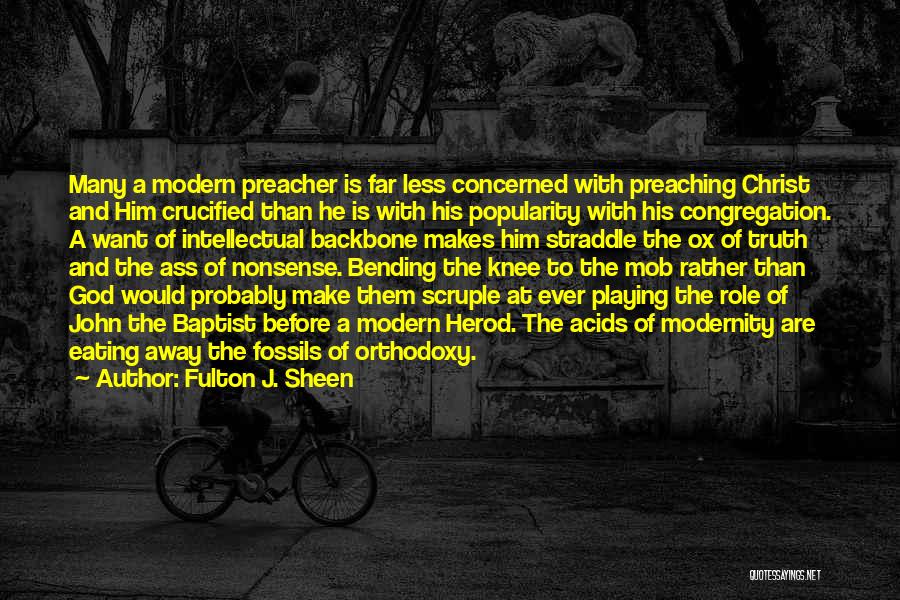 Straddle Quotes By Fulton J. Sheen