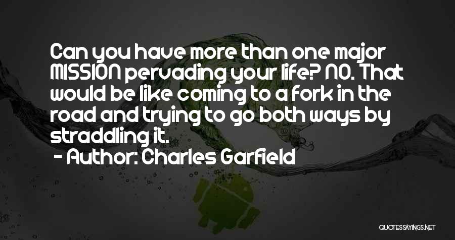 Straddling Quotes By Charles Garfield