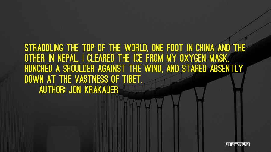 Straddling Quotes By Jon Krakauer